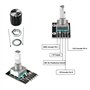 Lot de 6 modules d'encodeur rotatif à 360 degrés KY-040 - Potentiomètre - Sortie d'impulsion numérique - Blocs de construction é