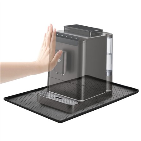 Tapvai Tapis pour Machine à Café en Silicone 48x30cm - Anti-débordement