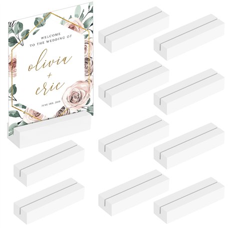 Sprifityy 10 Pièces Porte Carte Bois