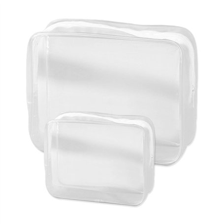 Sac Cosmétique Transparent 2 Pièces