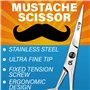 ciseaux à moustache professionnels