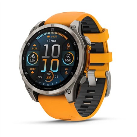 Montre intelligente GARMIN 010-02904-11 Noir Orange Graphite 1