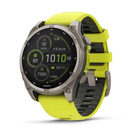 Montre intelligente GARMIN 010-02906-21 Jaune Graphite Titane 1