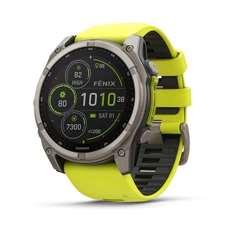Montre intelligente GARMIN 010-02907-21 Jaune Graphite Titane 1