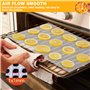 Feuilles Déshydrateur en Silicone, 8 Pièces Antiadhésif Feuille en Maille, Tapis de Déshydratation de Séchoir à Fruits Alimentai