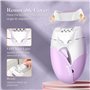 Epilateur Electrique Femme, 36 Pinces Précision, Rechargeable, Technologie de Pincettes Micro-Grip, Tondeuse Bikini, Épilateur É