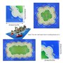 CHEVVY 6Pcs Planche de Base de Blocs de Construction Classique Plaque de Construction 25.5 * 25.5CM Île Marine Planche de Base p