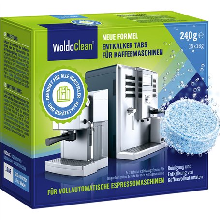 Pastilles de détartrage 15 pièces de 16 g - pour les machines à café