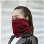 E-Soul Tuyau de cou d'hiver pour homme - Cache-cou pour homme - Écharpe en polaire - Masque de guêtres - Coupe-vent, Date rouge,