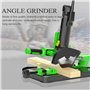 Support fixe pour meuleuse d'angle avec base en fonte améliorée, support universel multifonctionnel de meuleuse d'angle de burea