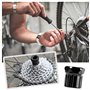 GKZB Fouet à Chaîne Multifonction Outil de Démontage de Cassette de Vélo Kit de Réparation de Vélo Fouet de Chaîne avec extracte