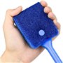 TDDL 2PCS Brosse De Nettoyage d'Aquarium en Eponge 40CM Grattoir d'Algues d'Aquarium Double Face Accessoires de Nettoyer la Vitr