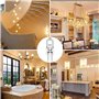 ampoule halogène g4 (10 pièces) 12V 20W 2800K ampoules halogènes Lumière blanche chaude Dimmable Pour remplacer les lustres en c