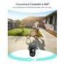 COOAU 2K Camera Surveillance WiFi Exterieure sans Fil | Caméra Solaire 3MP 360° PTZ, Wi-FI 6, Détection PIR Intelligente, Alarme