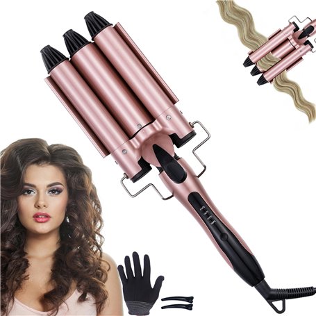 Aischens Fer à Boucler 3 Barils