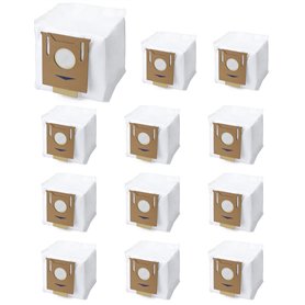 QWORK® 12PCS Sacs d'Aspirateur Compatible avec ECOVACS DEEBOT N8 T8 T9 Series