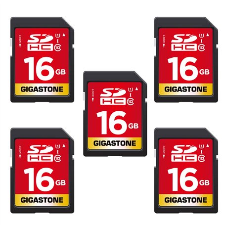 GIGASTONE 16Go SDHC Carte Mémoire