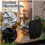 Housse de Chaise de Jardin Empilable