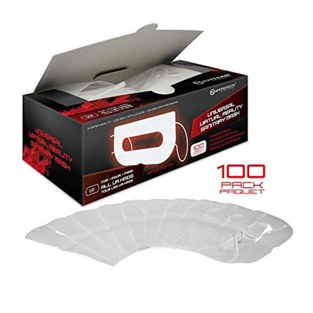 Pack de 100 Masques Jetables - Casque VR - Blanc (HTC Vive)