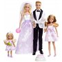Barbie Coffret Mariage 4 poupées