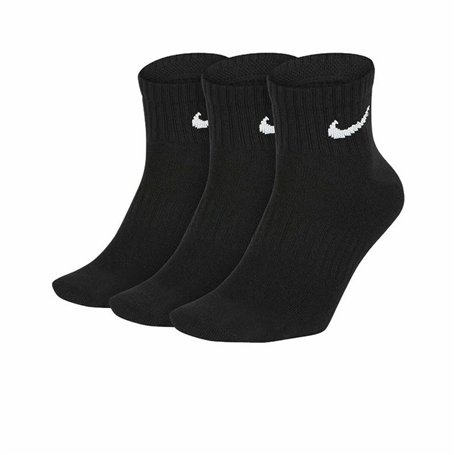 Chaussettes de Sport Nike U NK EVERYDAY LTWT ANKLE 3PR SX7677 010 Noir