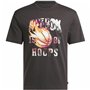 T-shirt à manches courtes homme Reebok Gs Basketball On Fir Noir