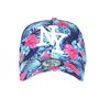 Casquette NY Violette Fleurs Roses Tropicales Fashion Baseball Phuket - Taille: Taille Unique - Couleur: Violet - Mixte