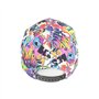 Hip Hop Honour Casquette NY Blanche et Violette Print Pop Art Cartoons Baseball Wow Boom - Taille: Taille Unique - Couleur: Blan