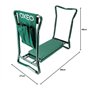Oxeo Banc de Jardinage - Siège Agenouilloir Pliable - Tabouret Confortable et Antidérapant