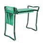 Oxeo Banc de Jardinage - Siège Agenouilloir Pliable - Tabouret Confortable et Antidérapant