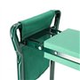 Oxeo Banc de Jardinage - Siège Agenouilloir Pliable - Tabouret Confortable et Antidérapant