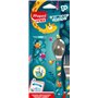 Maped - Couverts Enfant avec Étui Jungle Fever - Cuillère et Fourchette Ergonomiques - Prise en Main Facile - Passe au Lave-Vais