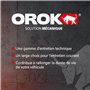 OROK - Jerrican de vidange 12L – Poignée de transport, bouchons de vidange et remplissage, Noir