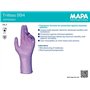Mapa Trilites 994 Lot de 100 paires de gants en tricot Violet Taille 8