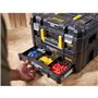 Kit 2 Mallettes PRO-STACK - STANLEY FATMAX - FMST1-71981 - 2 poignées - 2 tiroirs - 21,5 L