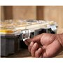 Organiseur grande capacité Stanley Fatmax Tstak - FMST82967-1 - 10 compartiments amovibles - Noir
