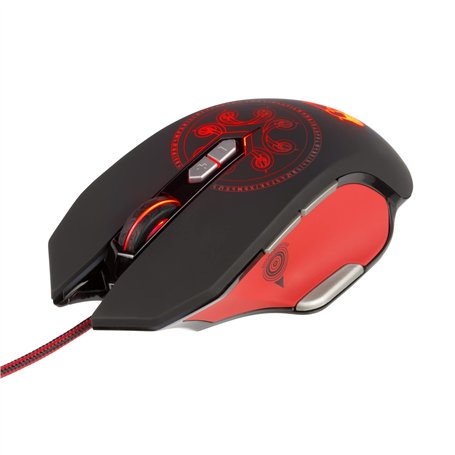 Konix Drakkar Souris Gaming Filaire Heimdall pour PC - 9 Boutons - Résolution 4 000 DPI - Câble 1