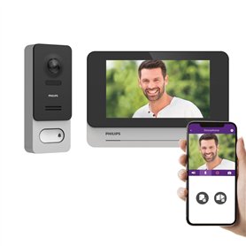 Philips - Visiophone tactile 7 pouces sans fil et connecté - WelcomeEye Wireless - Philips - 531039