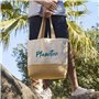 Sac Maitresse au top | Cabas de Plage Courses Coton et Toile de Jute Idée Cadeau Femme