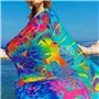 Pylones - Foulard/Paréo Balade - Fluocean - 100 x 180 cm