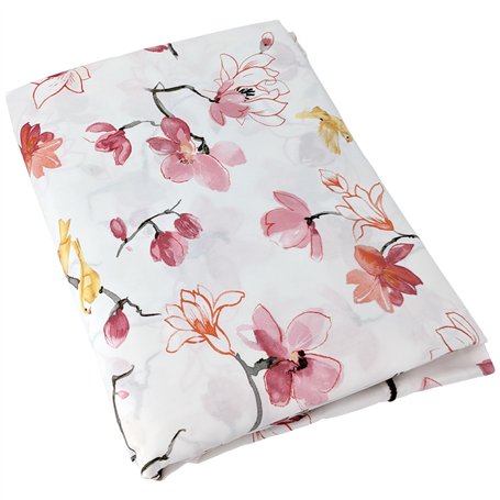 Linnea Drap Plat 280x325 cm Percale 100% Coton Elisa Rose