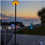Lampadaire solaire pied extensible en aluminium LED blanc dimmable VIVIA TALL SOLAR H145cm