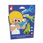 Janod - Set de 3 Paires de Ciseaux avec 3 Formes de Découpe - Bouts Ronds Sécurisés - Lames Plastique - Idéal activité Manuelle