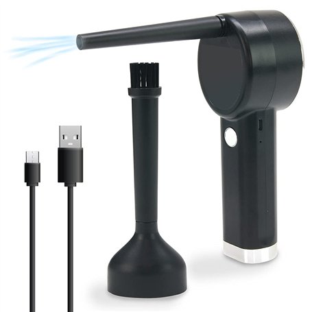 Waytex 73600 Souffleur PC Air Sec Ultra Puissant et Aspirateur Nettoyant pour Ordinateur Electroniques Voiture Climatisation Eco