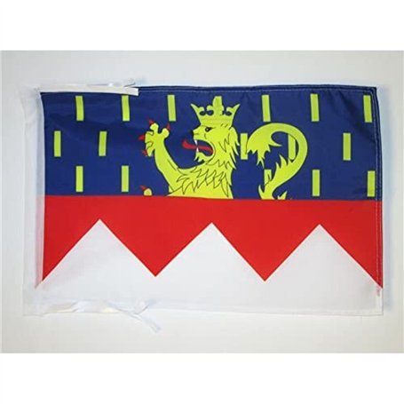 AZ FLAG Drapeau Jura 45x30cm - PAVILLON département juracien 30 x 45 cm Haute qualité