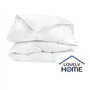 Couette 140 x 200 cm - LOVELY HOME - Légere - 280 g/m² - Anti-acariens - 1 personne - Blanc