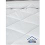 Couette 220 x 240 cm - LOVELY HOME - Légere - 280 g/m² - Anti-acariens - 2 personnes - Blanc