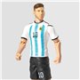 Megableu - Figurine Foot Messi - 20 cm - Grande Figurine Footballeur Réaliste & Articulée - Licence Officielle -10 Points d’Arti