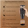 Handpresso - cafetière portable E-Presso+ 21710 | mini cafetiere electrique à batterie haute performance amovible/rechargeable U