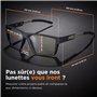 Horus X - Lunette Gaming | Lunette anti lumière bleue Homme Femme pour Ecran | Anti Fatigue & Migraine Oculaire | Lunettes Revo